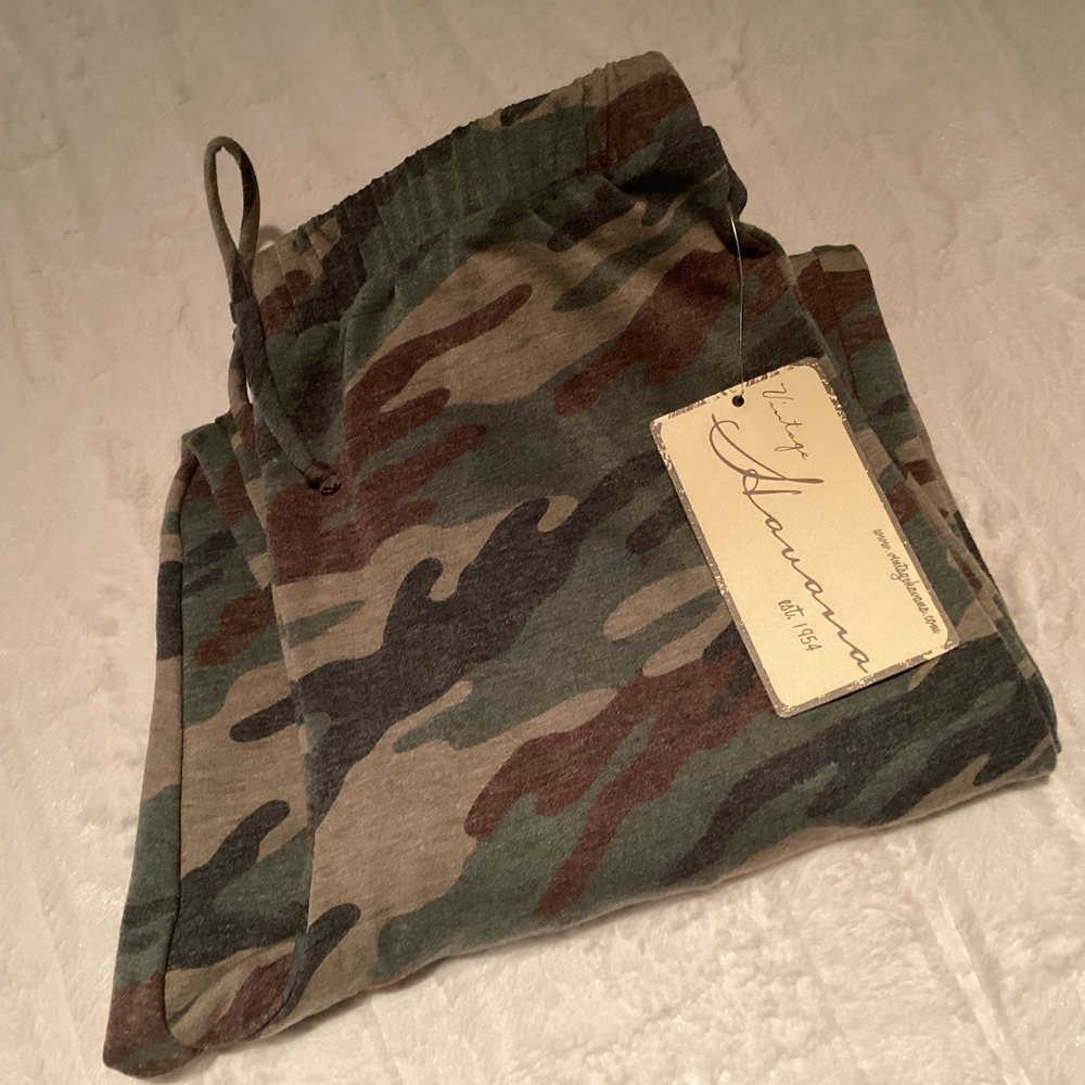 Vintage Havana Camouflage Women's Joggers Size Small
